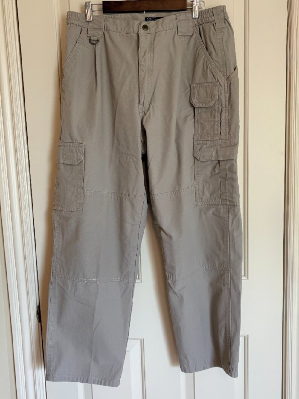 Vintage 5.11 Tactical Cotton Canvas Cargo Pants 36x30 Khaki 74251 - Picture 2 of 8